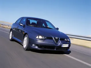 Captivating Alfa Romeo 156 In Stunning Scenery Wallpaper