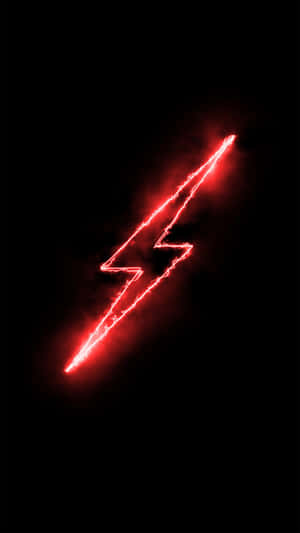 Captivating And Stunning Red Lightning Wallpaper