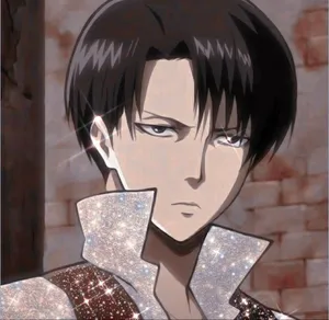 Captivating Animated Profile Picture Of Levi Ackerman Wallpaper