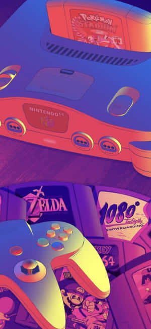 Captivating Arcade Game On Iphone Wallpaper