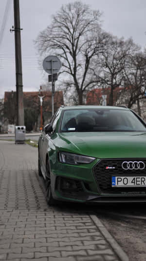 Captivating Audi Rs5 In Action Wallpaper