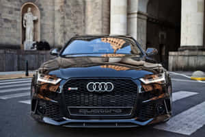 Captivating Audi Rs6 Performance In Action Wallpaper