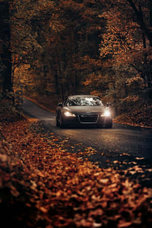 Captivating Audi Tt In Striking Scenery Wallpaper