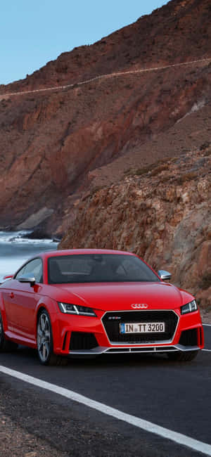 Captivating Audi Tt Rs In Action Wallpaper