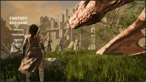 Captivating Battle Scene In Fantasy Game World Wallpaper