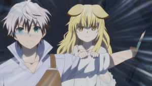 Captivating Beast Tamer With Magical Creatures Wallpaper