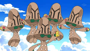 Captivating Beheeyem Posing For A Battle Wallpaper