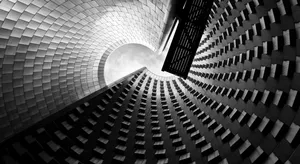 Captivating Black And White Architectural Photography Wallpaper