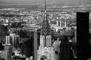 Captivating Black And White Cityscape Wallpaper