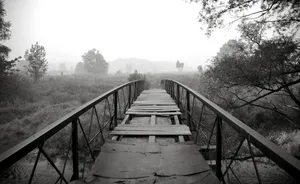 Captivating Black And White Landscape Wallpaper