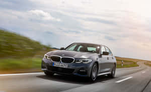 Captivating Bmw 3 Series In Motion Wallpaper