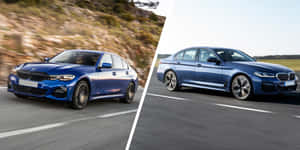 Captivating Bmw 3 Series In Motion Wallpaper