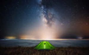 Captivating Camping Setup Wallpaper