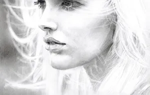 Captivating Charcoal Drawing Of A Ballerina Wallpaper