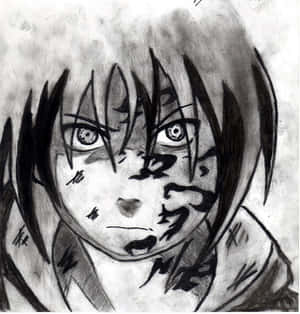 Captivating Charcoal Drawing Of A Forest Wallpaper