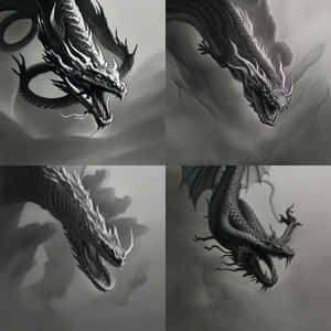 Captivating Charcoal Drawing Of A Woman Wallpaper