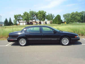 Captivating Chrysler Lhs In Action Wallpaper