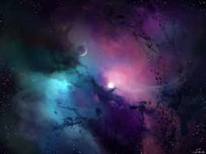 Captivating Cosmic Creation Wallpaper