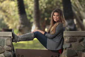 Captivating Danielle Fishel Portrait Wallpaper