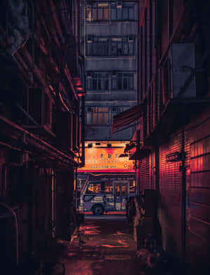 Captivating Dark Alleyway Wallpaper