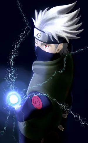 Captivating Display Of Raikiri Technique In Battle Wallpaper