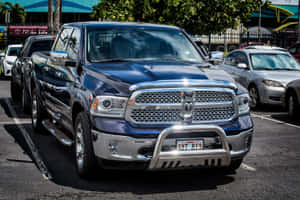 Captivating Dodge Ram In Action Wallpaper