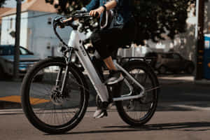 Captivating Electric Bike In Action Wallpaper