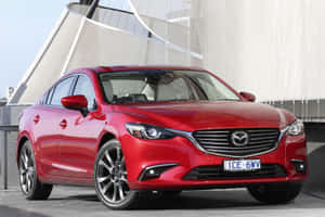 Captivating Elegance: Mazda 6 In Motion Wallpaper