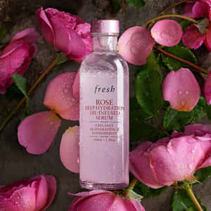 Captivating Essence Of Rose Oil Wallpaper