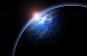 Captivating Exoplanet In Distant Galaxy Wallpaper