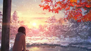 Captivating Fall Foliage Scenery Wallpaper