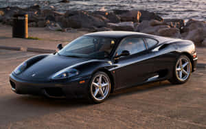 Captivating Ferrari 360 Modena In Action Wallpaper