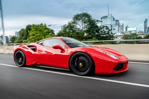 Captivating Ferrari 488 Spider In Its Full Glory Wallpaper