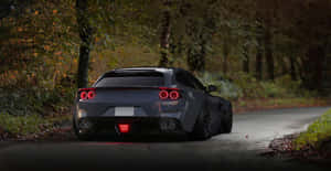 Captivating Ferrari Gtc4lusso In Action Wallpaper