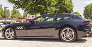 Captivating Ferrari Gtc4lusso In Speed And Elegance Wallpaper