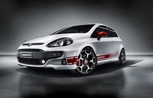 Captivating Fiat Grande Punto In Action Wallpaper