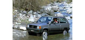 Captivating Fiat Panda In Action Wallpaper
