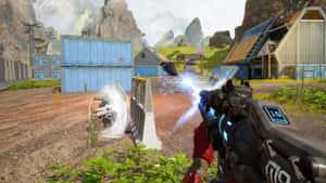 Captivating First-person Shooter Game Action Wallpaper