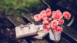 Captivating Floral Arrangement Wallpaper