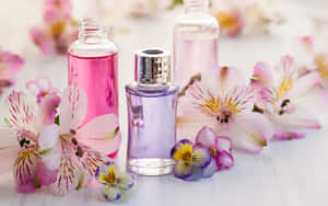 Captivating Floral Fragrance Explosion Wallpaper