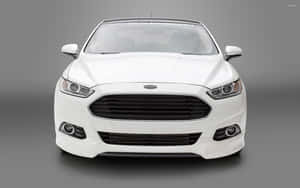 Captivating Ford Fusion On The Road Wallpaper