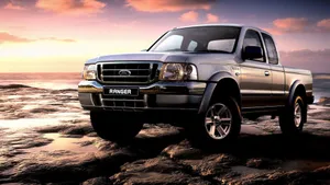 Captivating Ford Ranger Against The Sunset Wallpaper