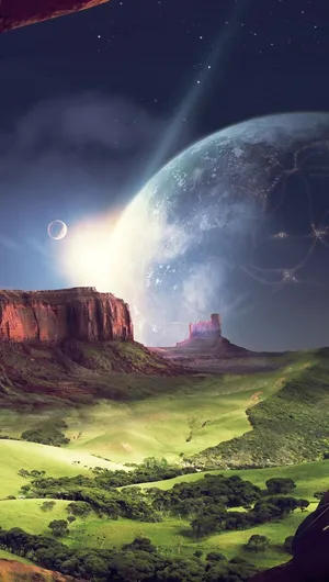 Captivating Forest Ambience Wallpaper