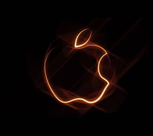 Captivating Full Hd Flaming Apple Wallpaper