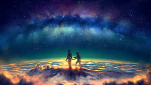 Captivating Galaxy Artwork Illustration Wallpaper