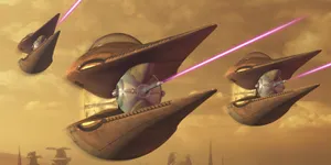 Captivating Geonosis Landscape Wallpaper