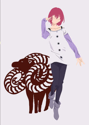 Captivating Gowther From Seven Deadly Sins Wallpaper