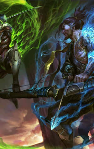Captivating Hanzo Display From Overwatch Wallpaper