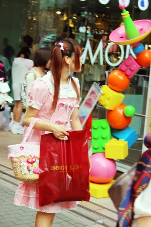 Captivating Harajuku Fashionista Wallpaper