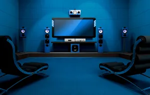 Captivating Home Cinema Experience Wallpaper